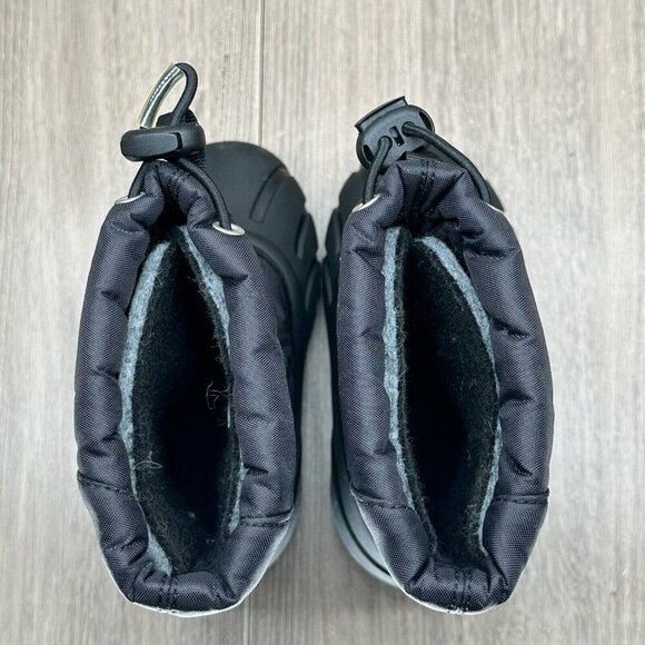 Sorel Snow Boots Youth Size 8 Cub Cozy Warm Insulated Winter Synthetic Black - Picture 10 of 12